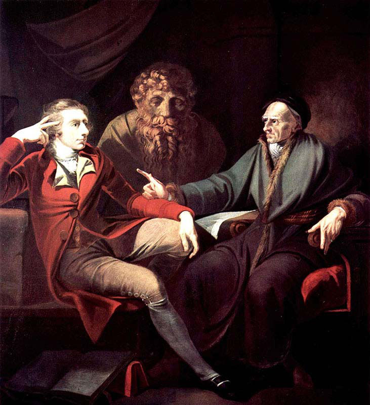 The Artist and Johann Jakob Bodmer